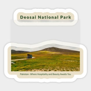 Deosai National Park in Pakistan where hospitality and beauty awaits you Pakistani culture , Pakistan tourism Sticker